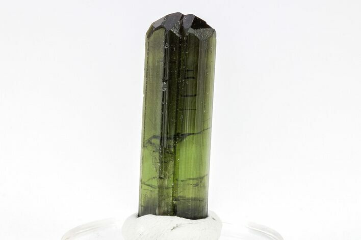 Terminated Green Tourmalines w/ Parallel Growth - Brazil #209798